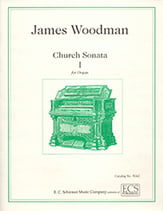 Church Sonata #1 Organ sheet music cover